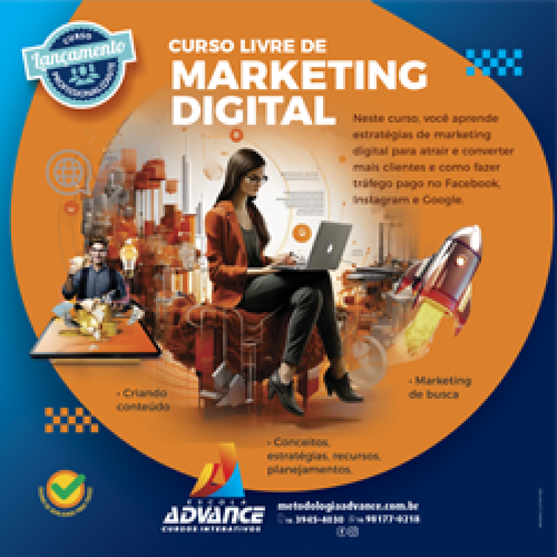 Marketing Digital - PRETO E BRANCO
