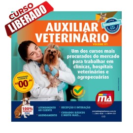 Auxiliar Veterinário Mód. 1 (PRETO E BRANCO)