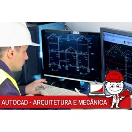Combo apostilas Mecânica e Arquitetura com AutoCad 2D 2013/3D 2007/2009 - PRETO E BRANCO Combo apostilas Mecânica e Arquitetura com AutoCad 2D 2013/3D 2007/2009 - PRETO E BRANCO