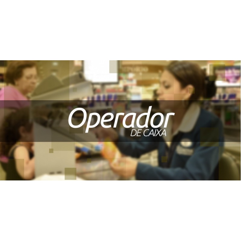 Operador de Caixa - PRETO E BRANCO